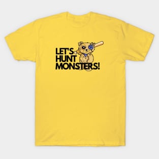 Mr. Button the Teddy Bear Monster Hunter T-Shirt